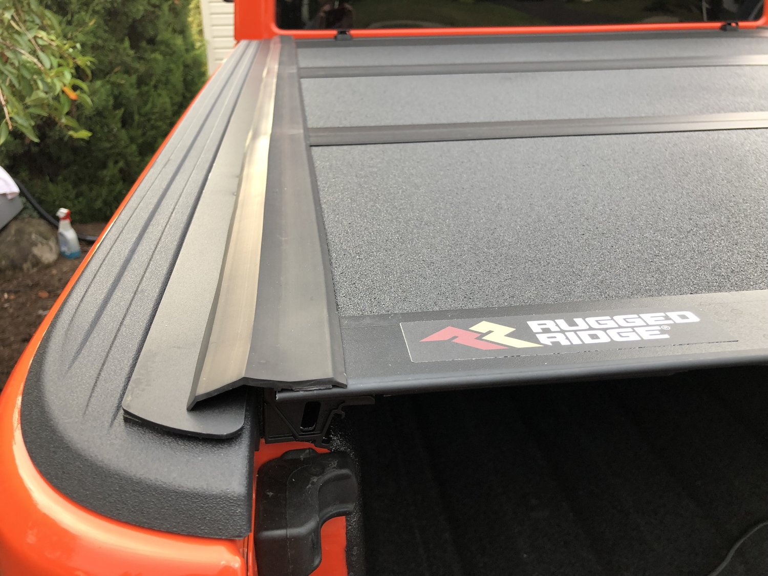 Rugged Ridge 13550.24 Armis Hard Folding Bed Cover with LINEX for 20