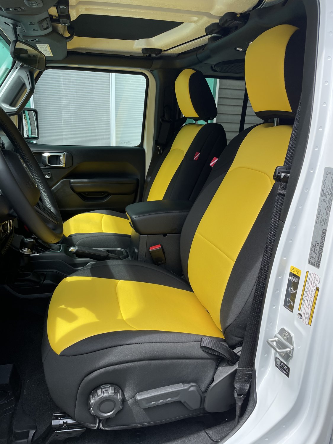 Diver Down Front and Rear Neoprene Seat Covers for 2023 Jeep Gladiator