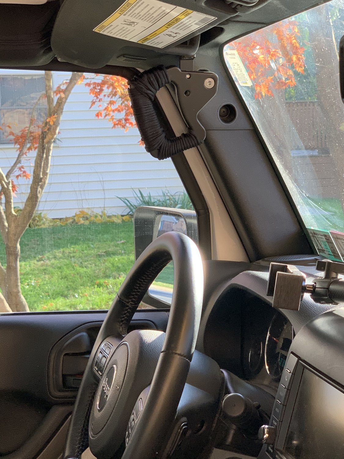 Smittybilt 76931 Front Aluminum Grab Handles for 0718 Jeep Wrangler JK