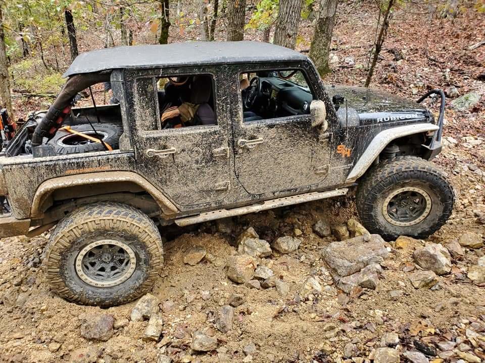 DV8 Offroad 882 Series Beadlock Wheel in Matte Black with Polished Ring