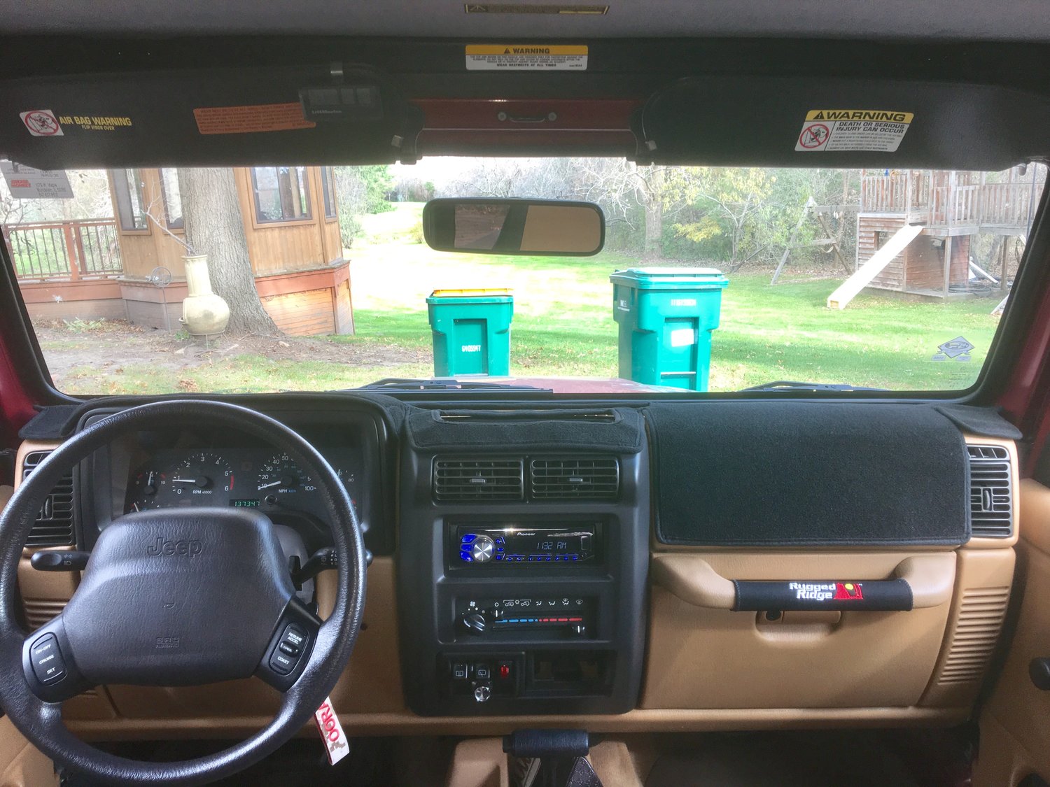 Coverking Custom Dash Cover for 9706 Jeep Wrangler TJ & Unlimited Quadratec