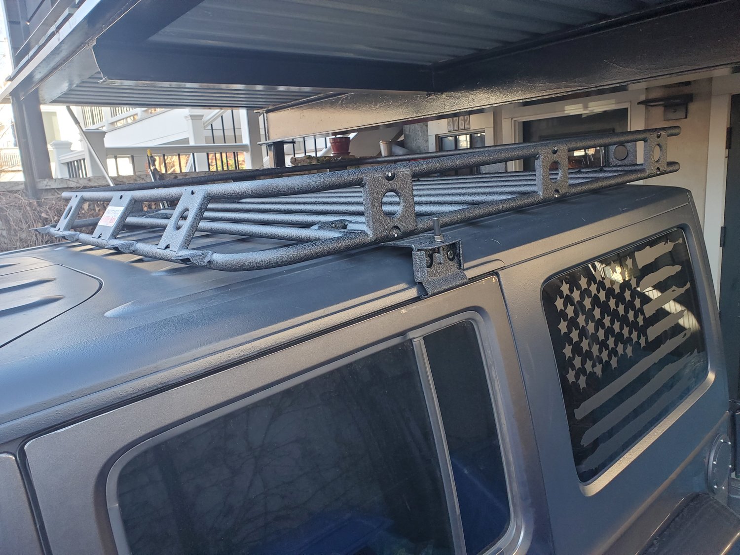 Smittybilt 45454 Defender Roof Rack for 07-17 Wrangler | Quadratec