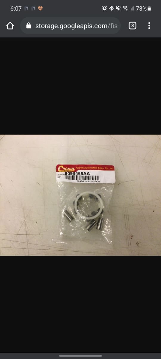 Crown Automotive 5096465AA Rear Input Shaft Bearing for 0518 Jeep