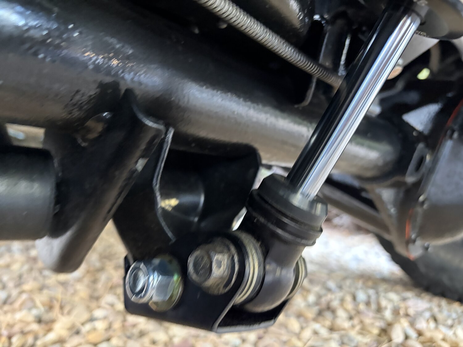 RockJock CE-9601 Rear Lower Shock Relocaters for 97-06 Jeep