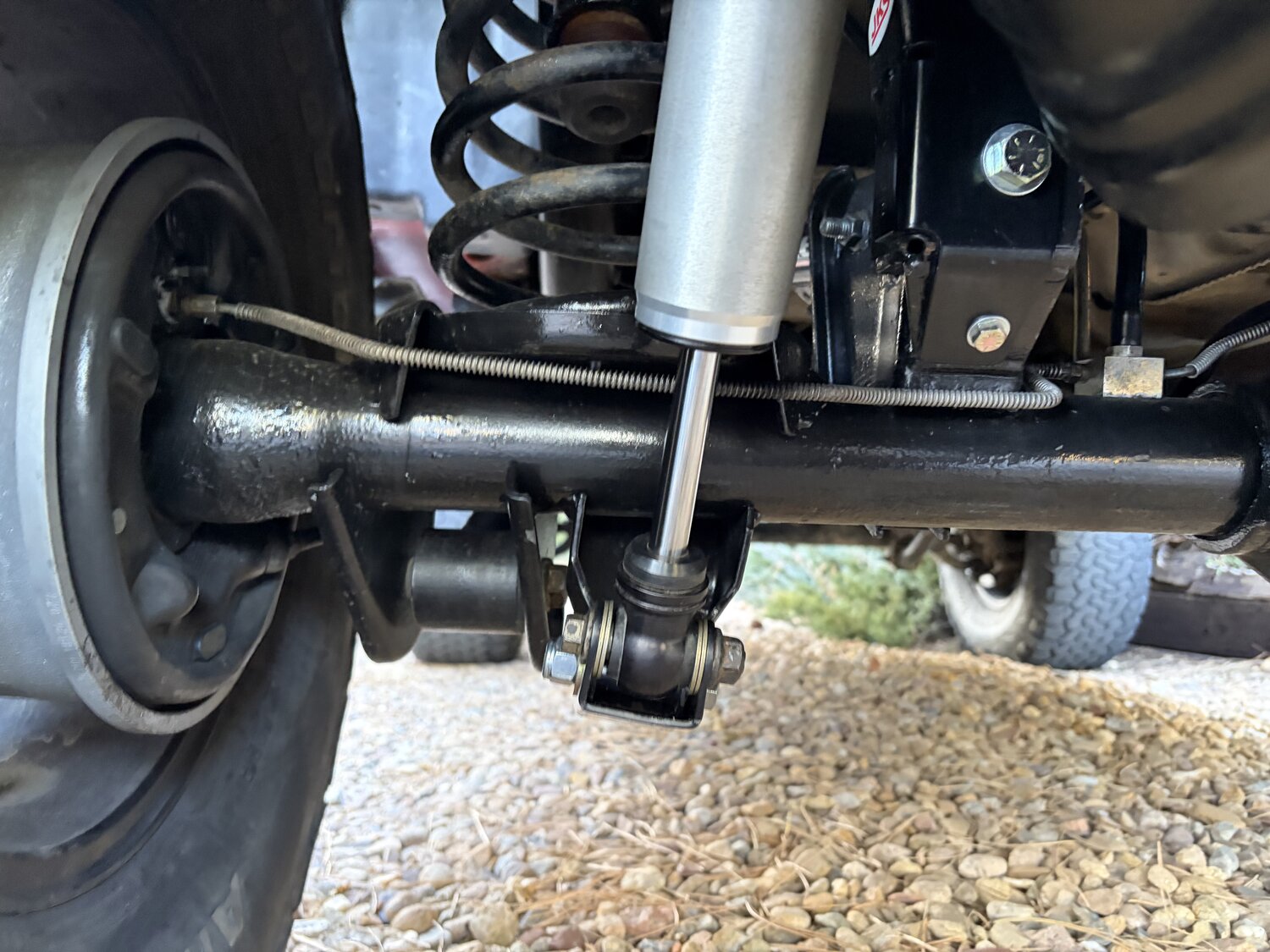 RockJock CE-9601 Rear Lower Shock Relocaters for 97-06 Jeep