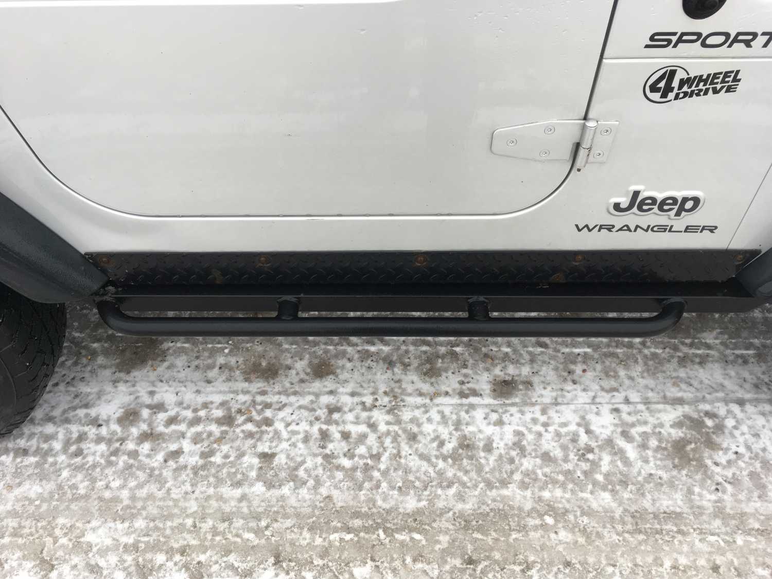 Body Armor Tub Rails for 9706 Jeep Wrangler TJ & Unlimited Quadratec