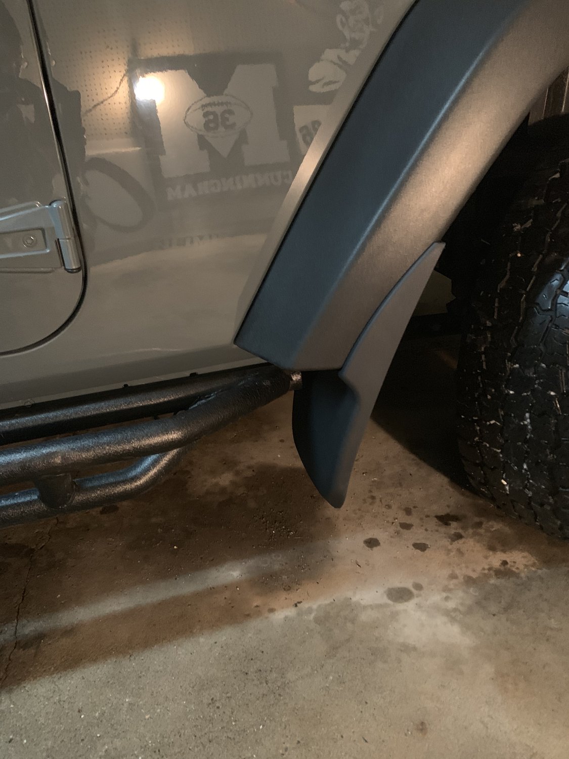 Front Flaps Husky Liners 56141 Husky Jeep Wrangler Custom Molded Mud Flaps JK