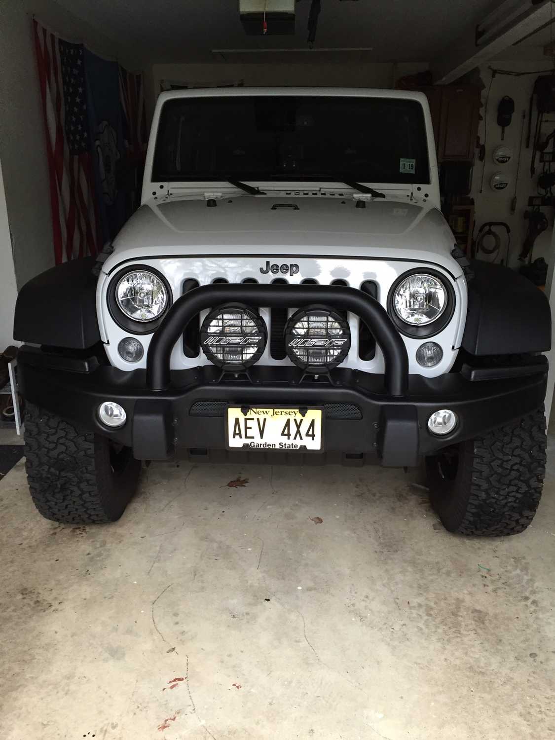 KC HiLiTES 4" Gravity LED Fog Light Kit for Jeep Wrangler JK Quadratec