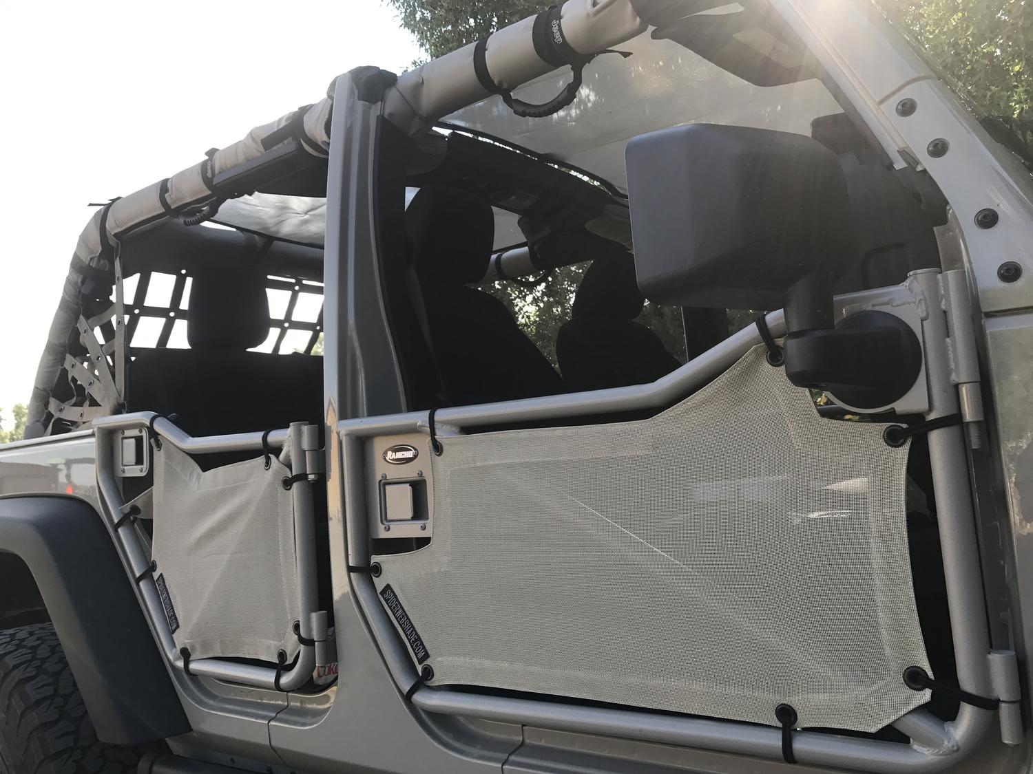 Rancho RS6216B RockGEAR Front Tubular OffRoad Doors for 0718 Jeep