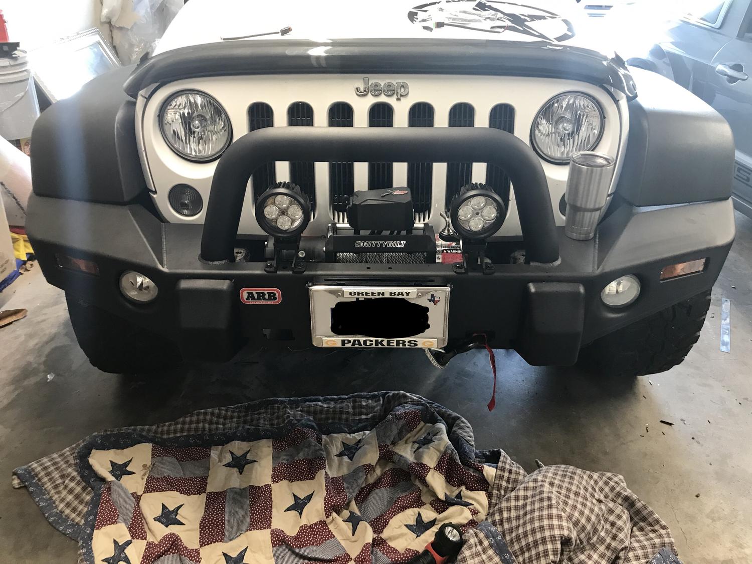 Arb Deluxe Combination Bull Bar Bumper For 07 18 Jeep