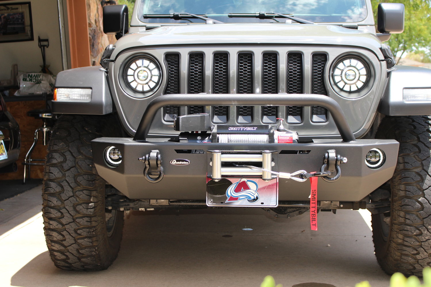 Quadratec QRC Front Winch Ready Bumper for 1824 Jeep Wrangler JL