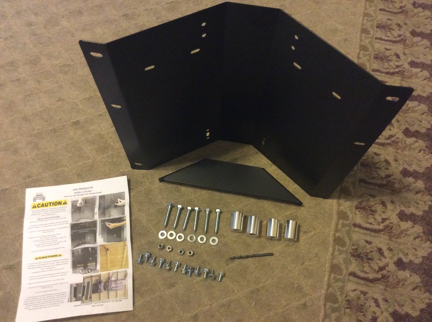 Quadratec Door Storage Hanger for 7624 Jeep Wrangler, Gladiator, & CJ