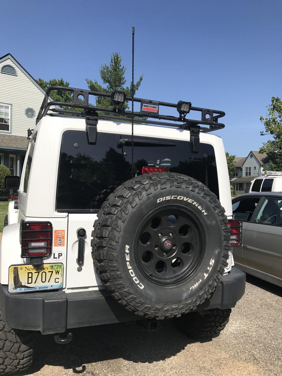 Smittybilt 45454 Defender Roof Rack For 07 17 Wrangler