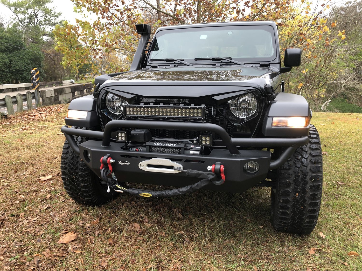 Quadratec QRC Front Winch Ready Bumper for 1824 Jeep Wrangler JL