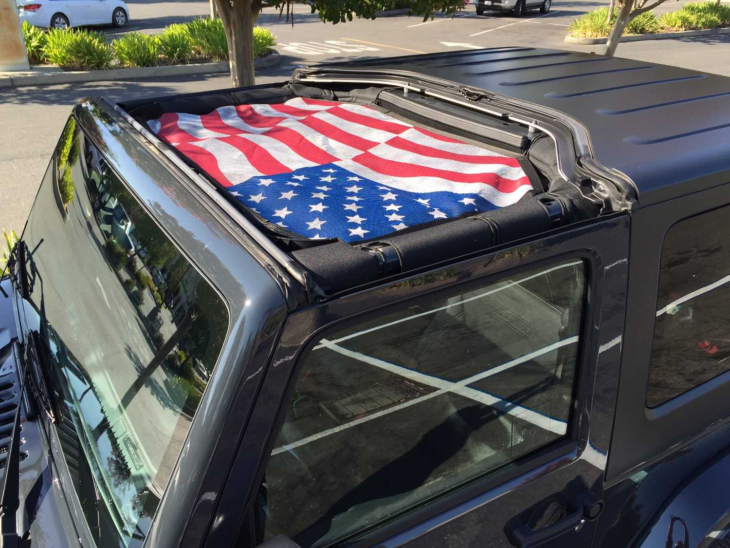 Rugged Ridge Hardtop Sun Shade for 0718 Jeep Wrangler JK Quadratec