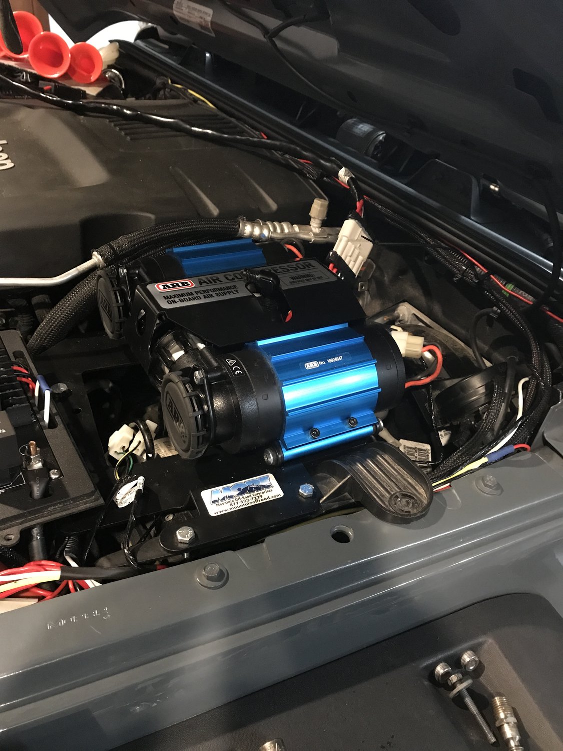 Mountain OffRoad ARBJKUH ARB Air Compressor Mount for 0718 Jeep