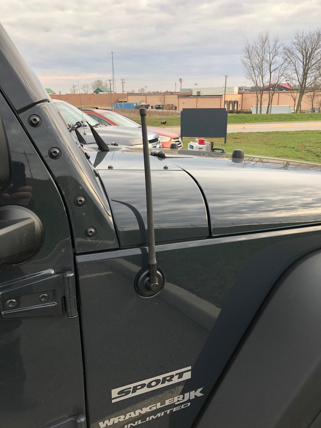 Rugged Ridge 17212.10 13" Stubby Reflex Antenna for 0720 Jeep Wrangler