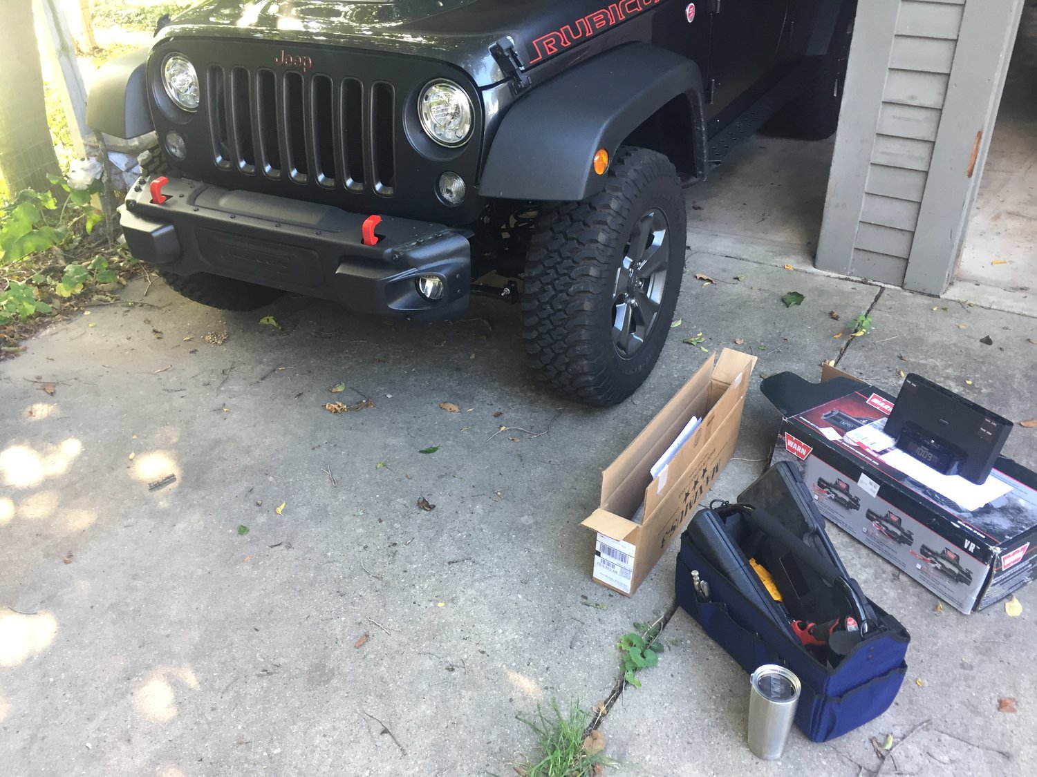 Maximus3 Winch Mounting Plates for 1318 Jeep Wrangler JK with Mopar