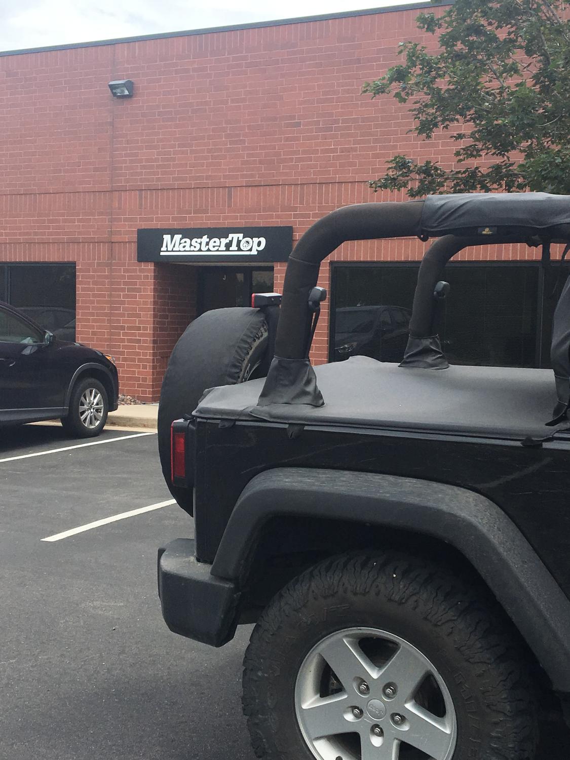 Mastertop 14500335 Tonneau Cover For 07 18 Jeep Wrangler