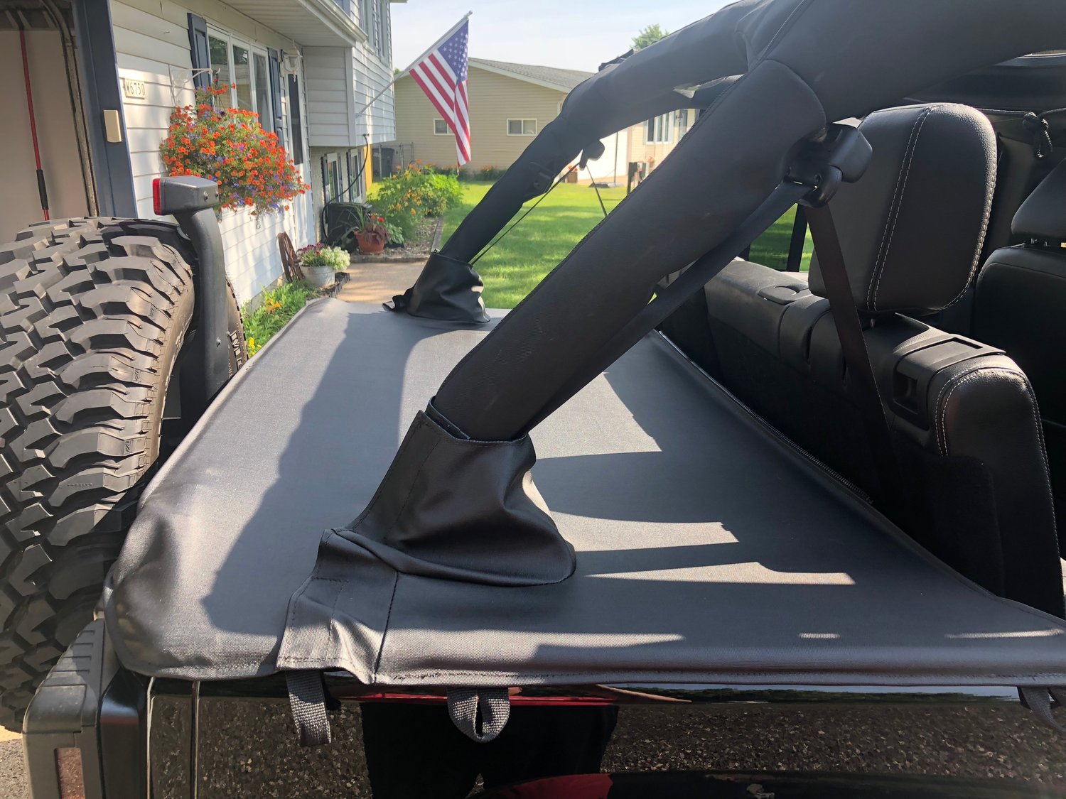 Mastertop 14500435 Tonneau Cover For 07 18 Jeep Wrangler