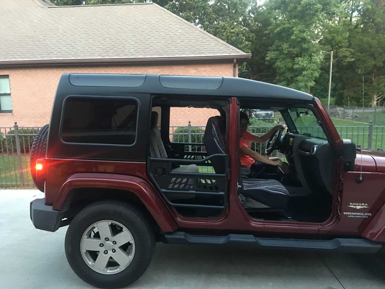 safari jeep top