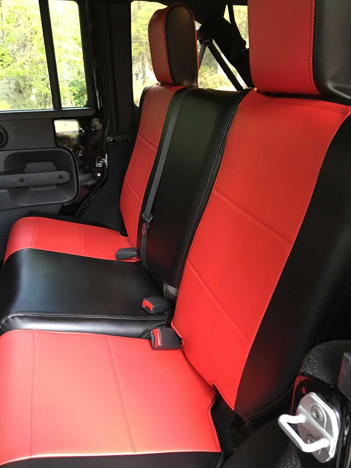 Coverking Rear Leatherette Seat Covers For 2007 Jeep