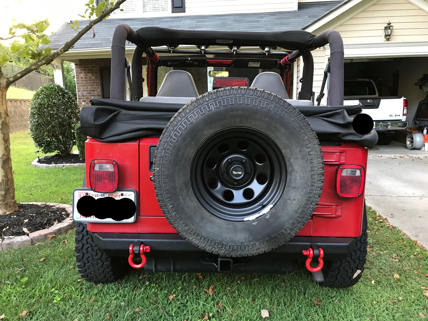 Smittybilt Classic Rear Bumper with Hitch in Textured Black for 8706
