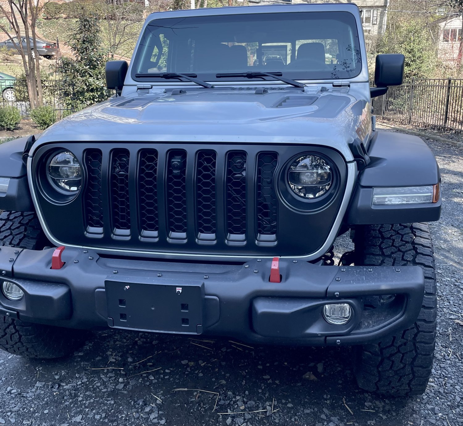 Mopar 82216097 Satin Black Grille for 2021 Jeep Gladiator JT Quadratec