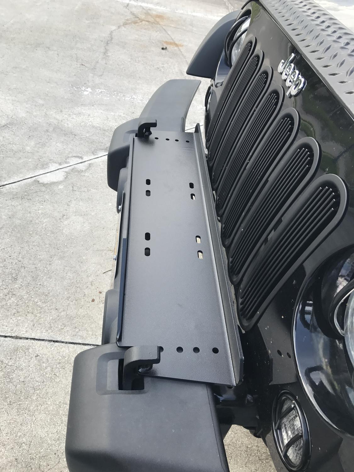 Rock Hard 4X4 RH5010.0 Winch Mounting Plate for 0718 Jeep Wrangler JK