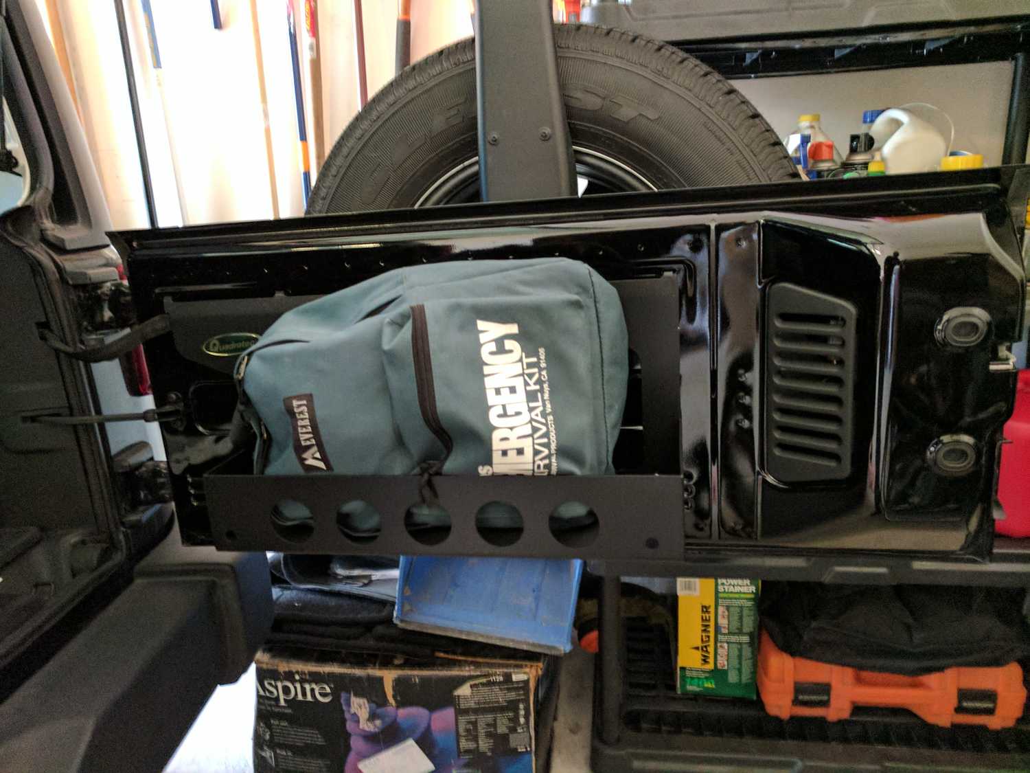 Quadratec Tailgate Cargo Shelf for 0718 Jeep Wrangler JK Quadratec