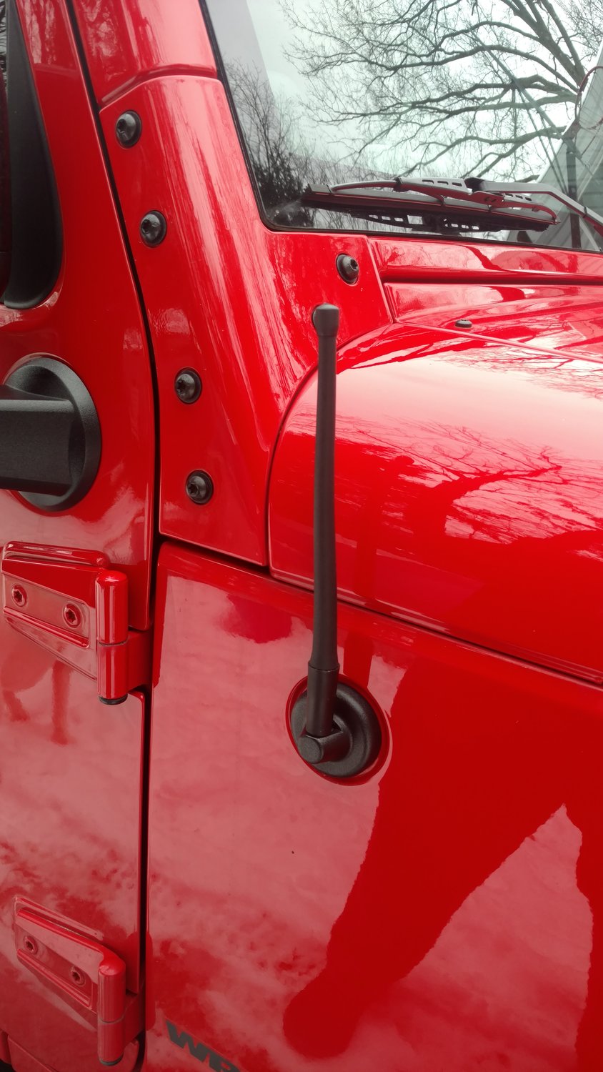 Rugged Ridge Stubby Reflex Antenna For 97 20 Jeep Wrangler