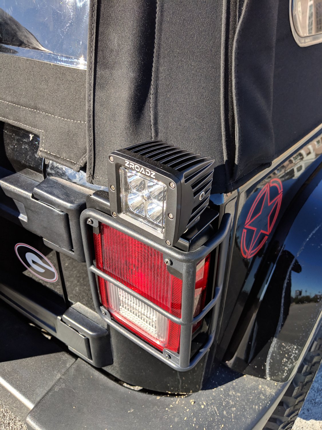 Zroadz Z384812 Kit Rear Tail Light Pod Mounting Kit With 3