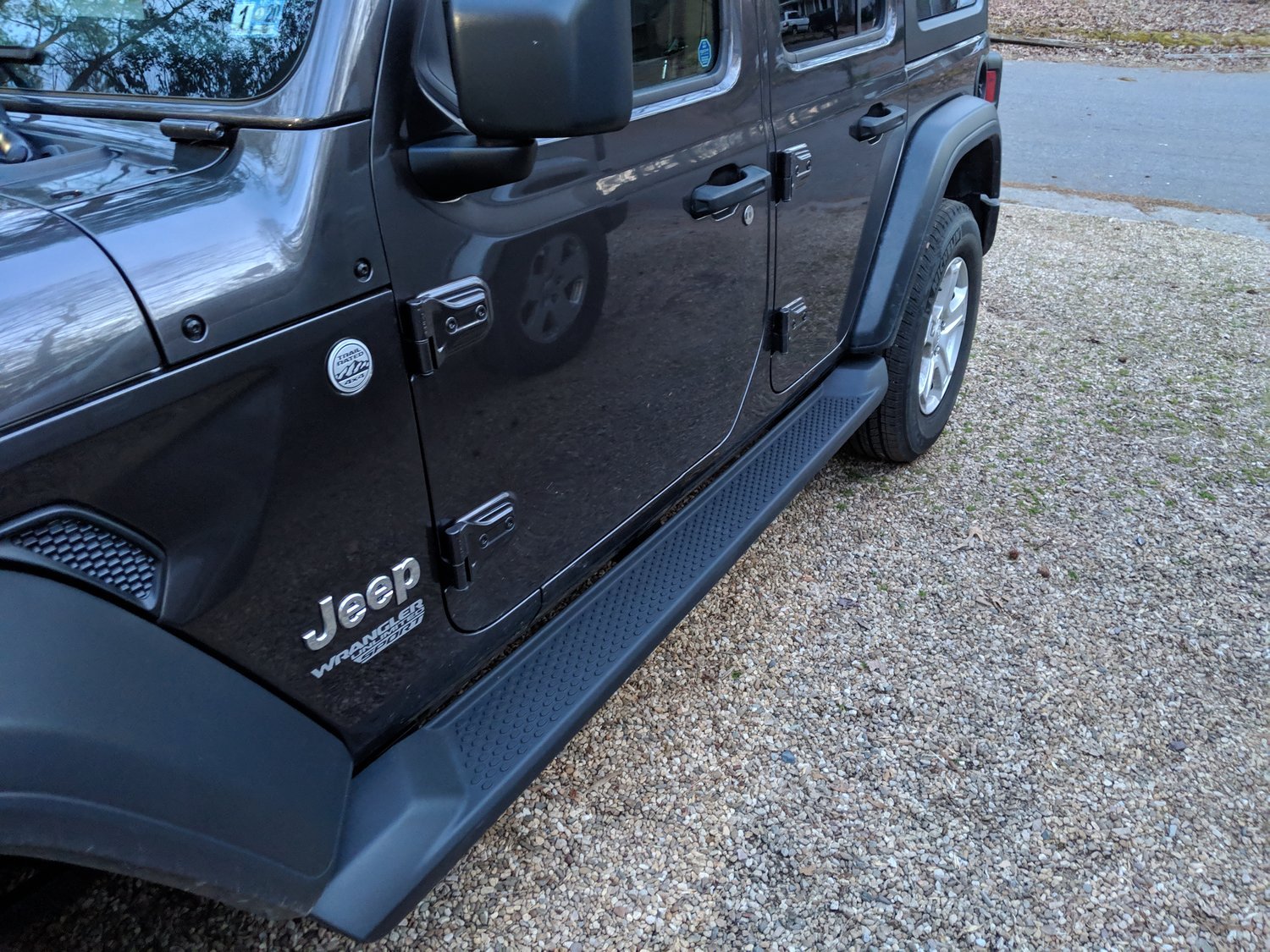 Mopar 82215164AB Production Style Side Steps for 1824 Jeep Wrangler JL