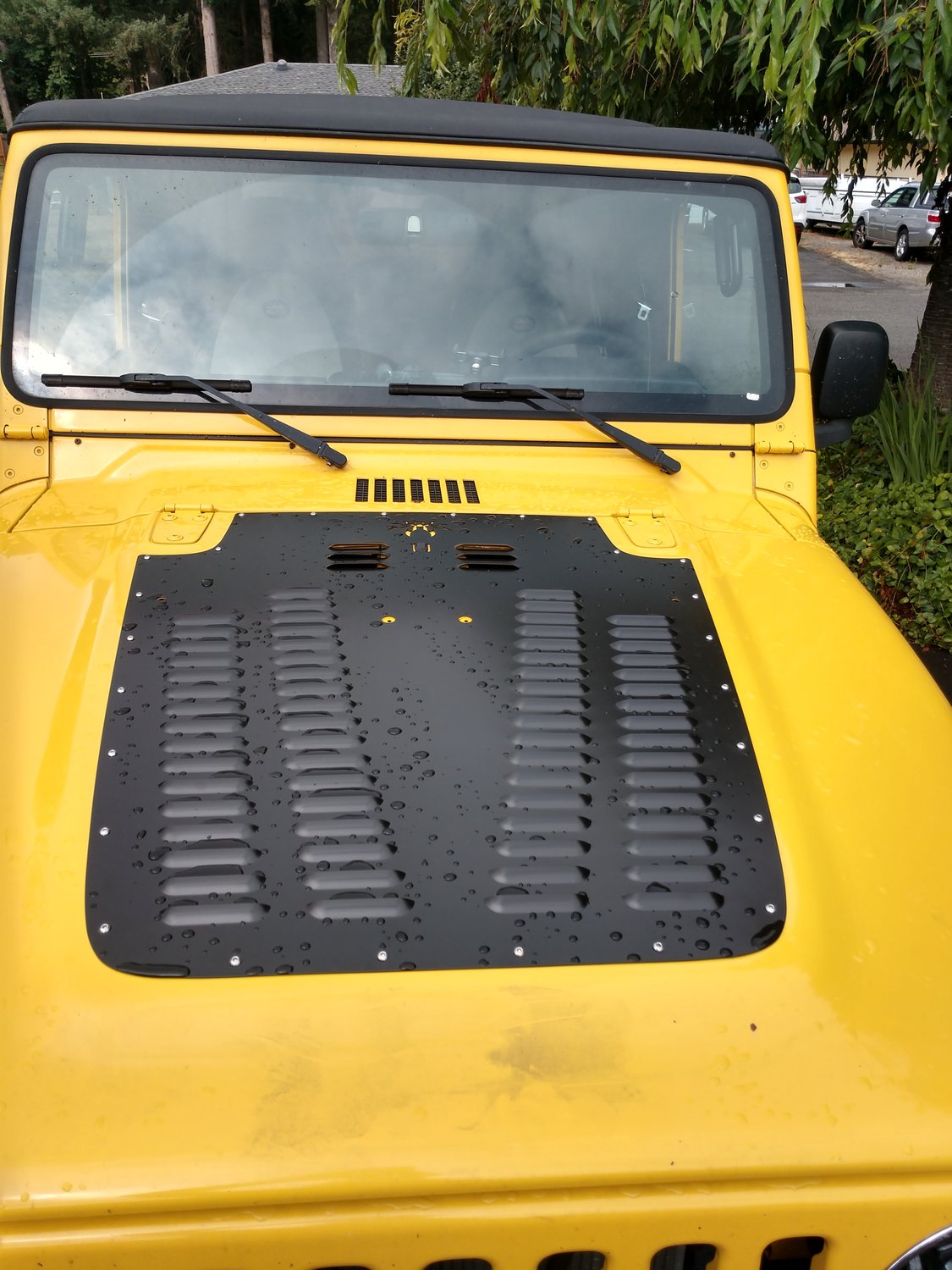 Poison Spyder Hood Louver for 0306 Jeep Wrangler TJ & Unlimited