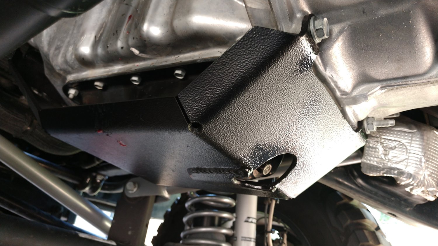 Rubicon Express Rea1011 Oil Pan Skid Plate For 12 18 Jeep