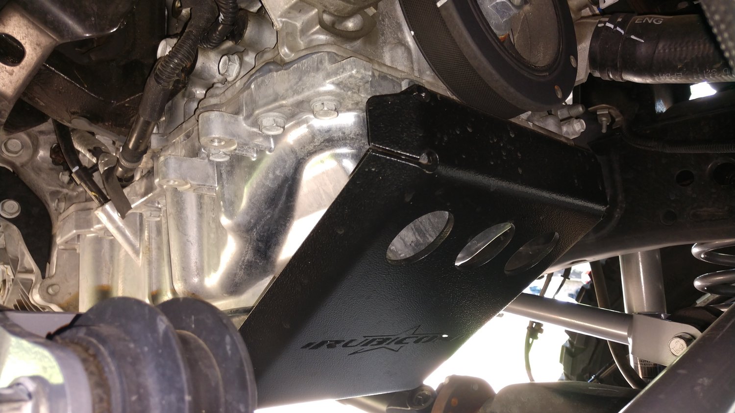 Rubicon Express REA1011 Oil Pan Skid Plate for 1218 Jeep Wrangler and