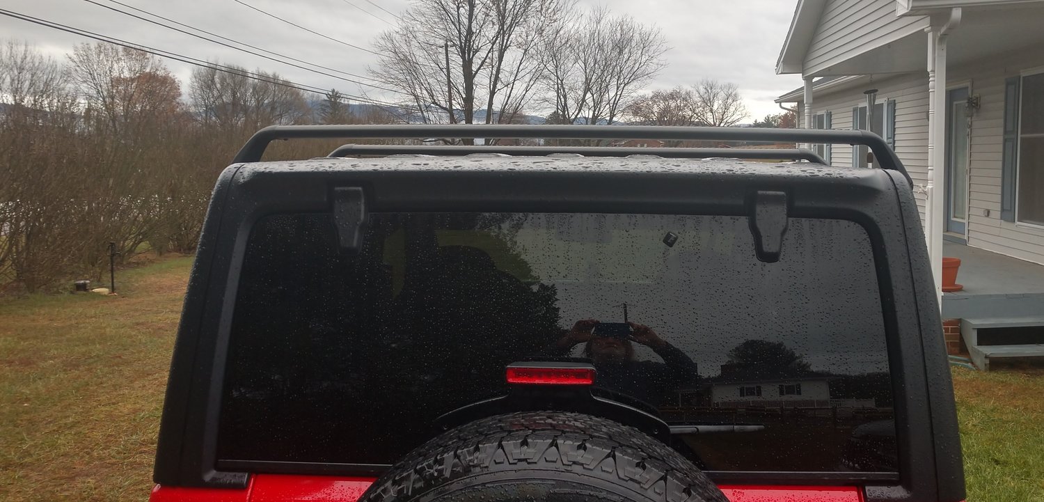 RhinoRack SG60 GutterMount Vortex 2Bar Roof Rack for 0720 Wrangler