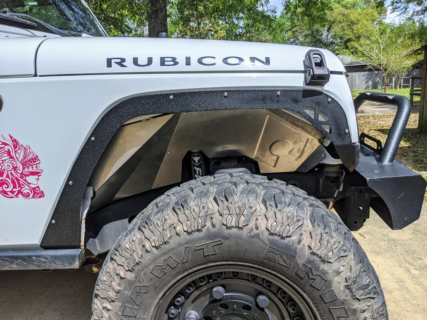 DV8 Offroad FENDB08 Front & Rear Fender Delete Kit for 0718 Jeep