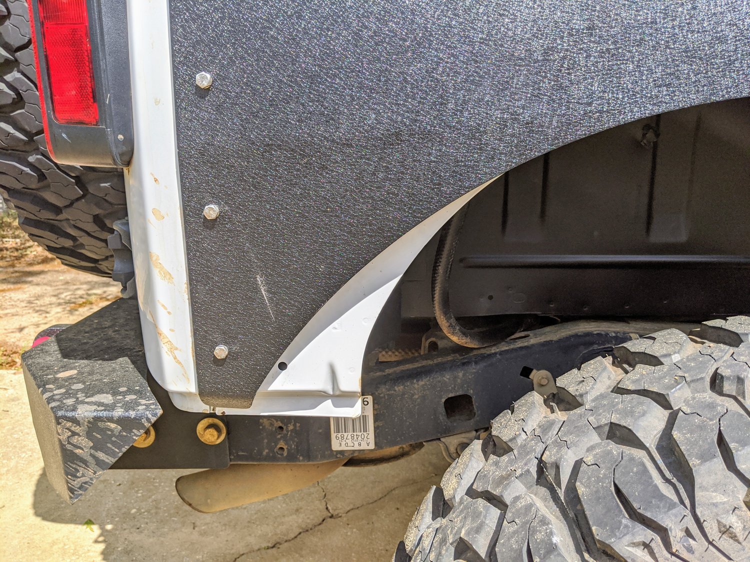 DV8 Offroad FENDB08 Front & Rear Fender Delete Kit for 0718 Jeep