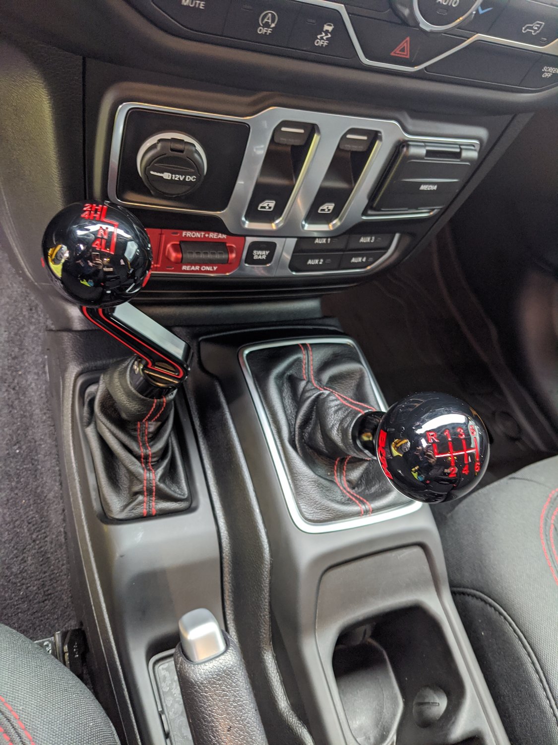 B&M Racing Billet Extended Transfer Case Handle for 1820 Jeep Wrangler