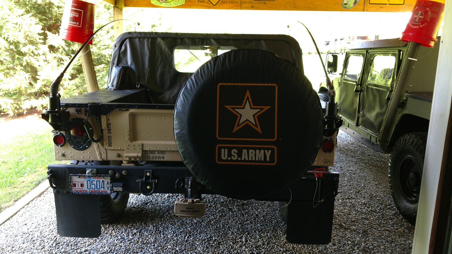 Quadratec U.S. Army Tire Cover Quadratec