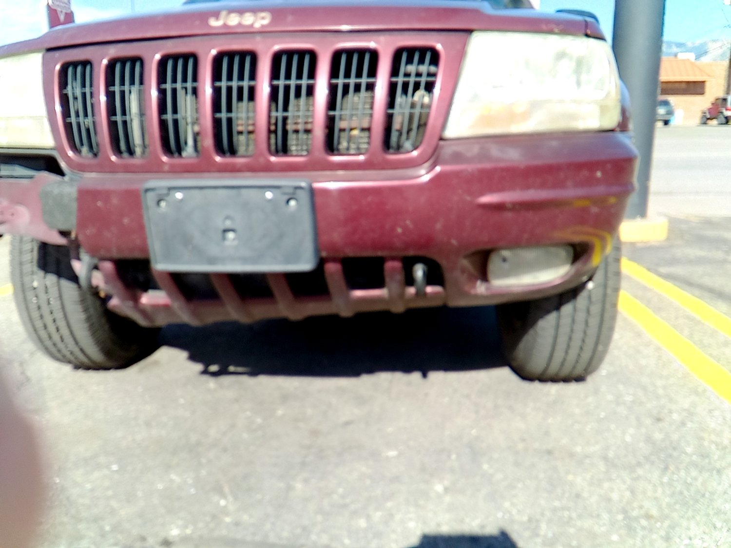 Crown Automotive 5FN29HS5 Front Bumper Fascia in Gray for 9901 Jeep