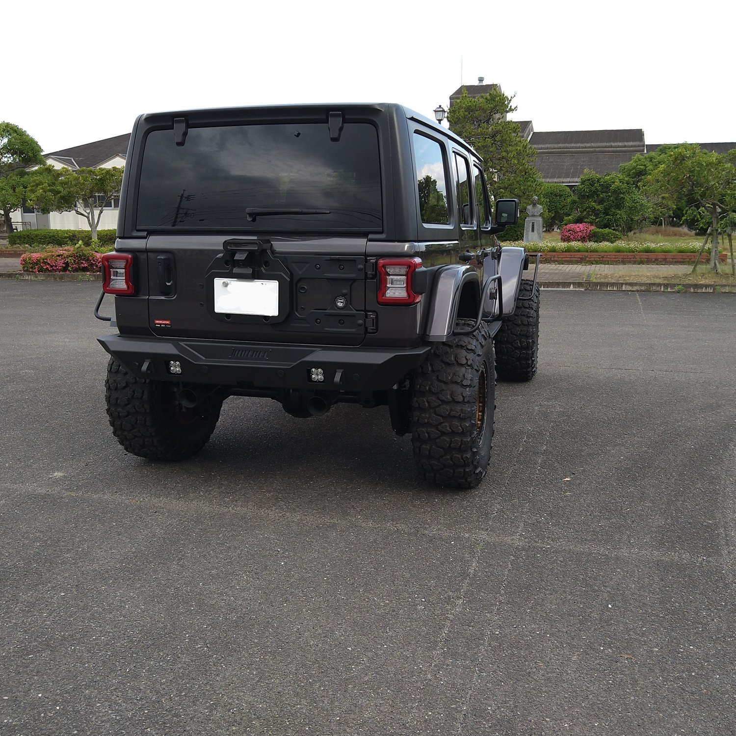 Artec Jeep Wrangler JL Spare Tire Delete Kit, Aluminum