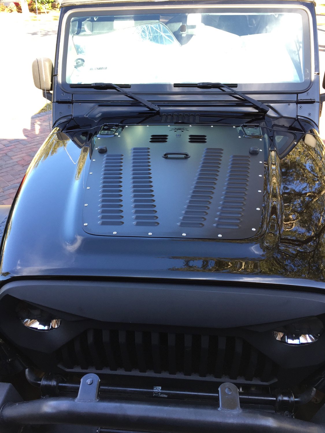 Poison Spyder Hood Louver For 03 06 Jeep Wrangler Tj