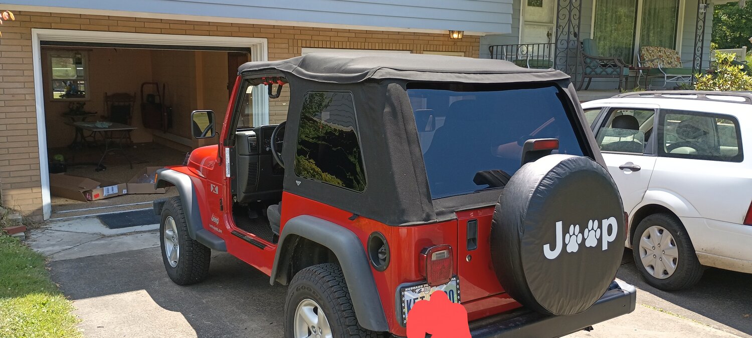 MasterTop SkyMaster® Frameless Fastback Soft Top for 97-06 Jeep ...