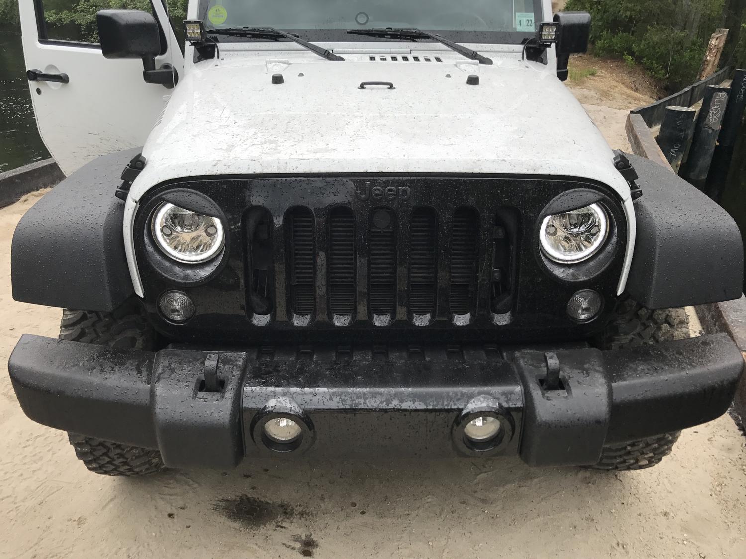 Vision X Vortex Halo LED Headlight Pair for 07-18 Jeep Wrangler JK