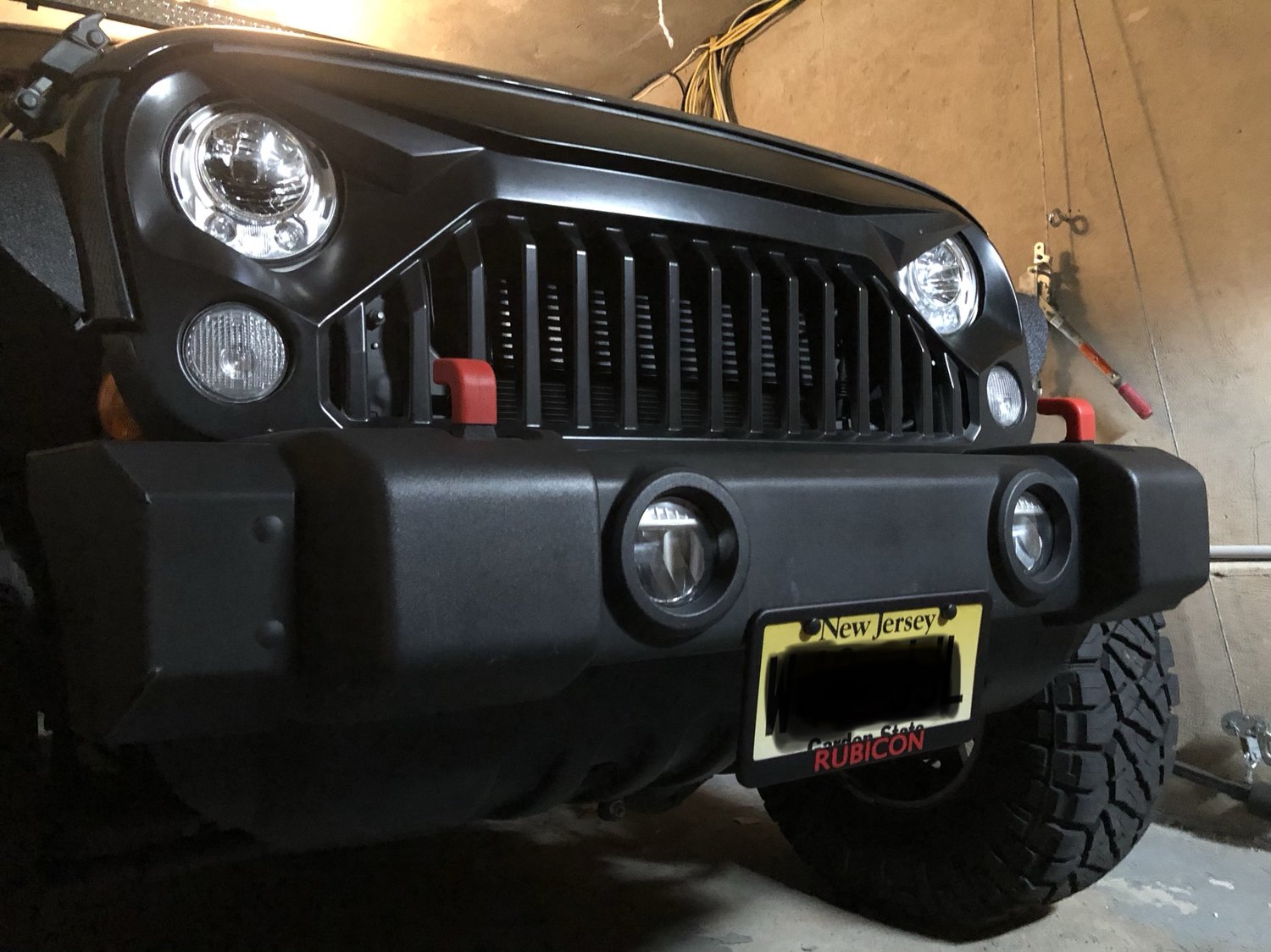 Quadratec Factory Tow Hook Covers for 0723 Jeep Wrangler JK, JL