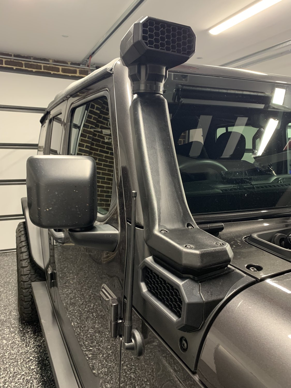 Rugged Ridge AmFib Snorkel System for 1823 Jeep Wrangler JL & Gladiator JT Quadratec