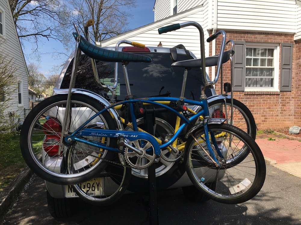 Quadratec 2 Bike Folding Bike Rack With Free Bolt Cable