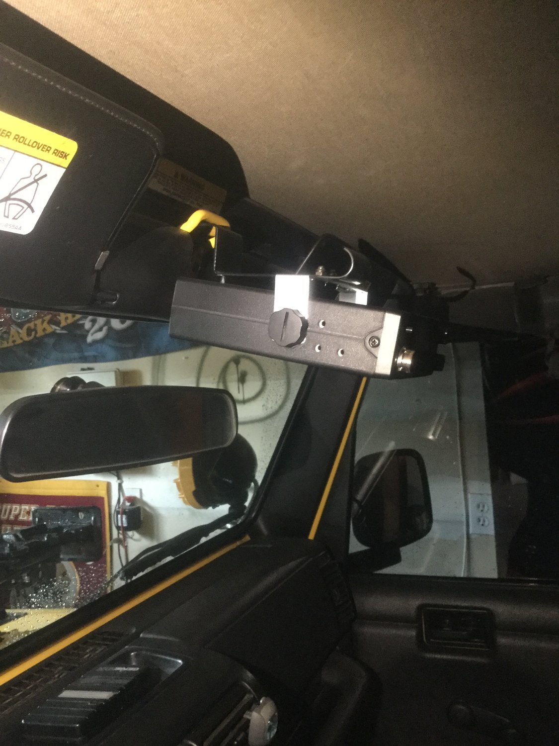 Rugged Ridge Windshield CB Radio Mount for 0306 Jeep Wrangler TJ